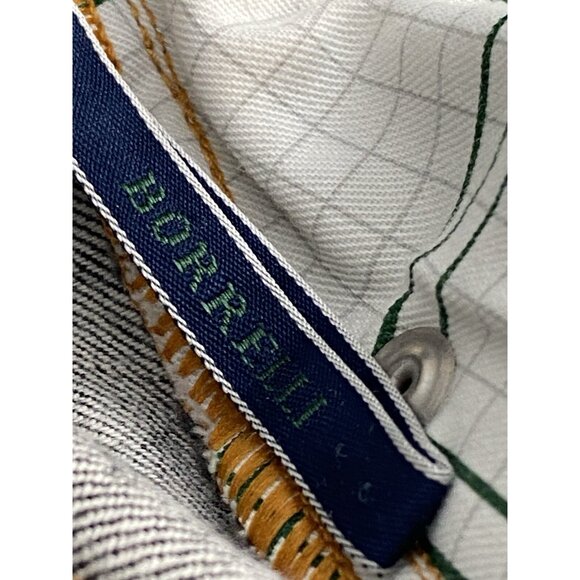 Luigi Borrelli Denim Jeans Blue Mens 44 (42 Actual) Luxury Button Fly 29 Inseam - Picture 12 of 16